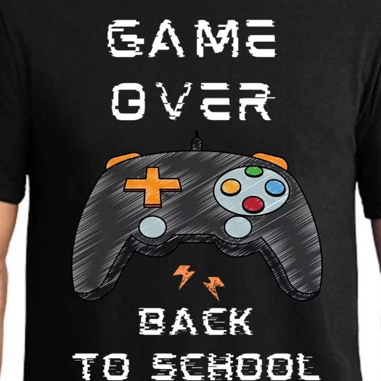 Game OverFunny Video Game Back To School Tee For Gamers Gift Pajama Set