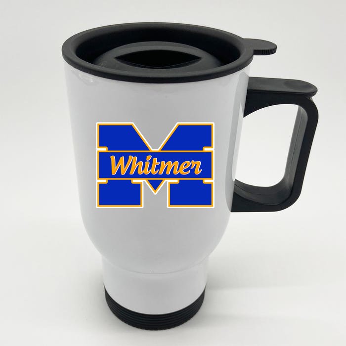 Governor Whitmer Michigan Logo Front & Back Stainless Steel Travel Mug