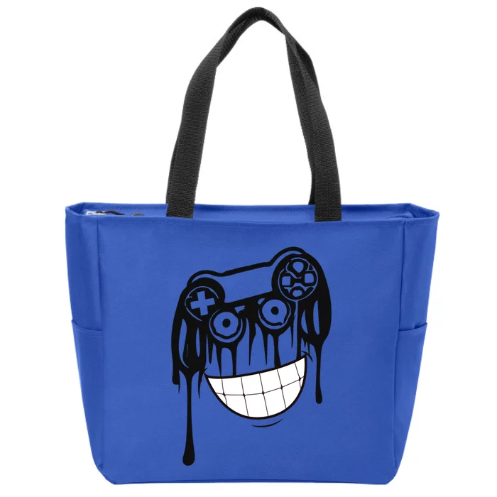 Game On With A Smile Great Gift Zip Tote Bag