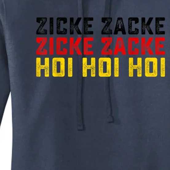 German Oktoberfest Zicke Zacke Zicke Zacke Hoi Hoi Hoi Women's Pullover Hoodie