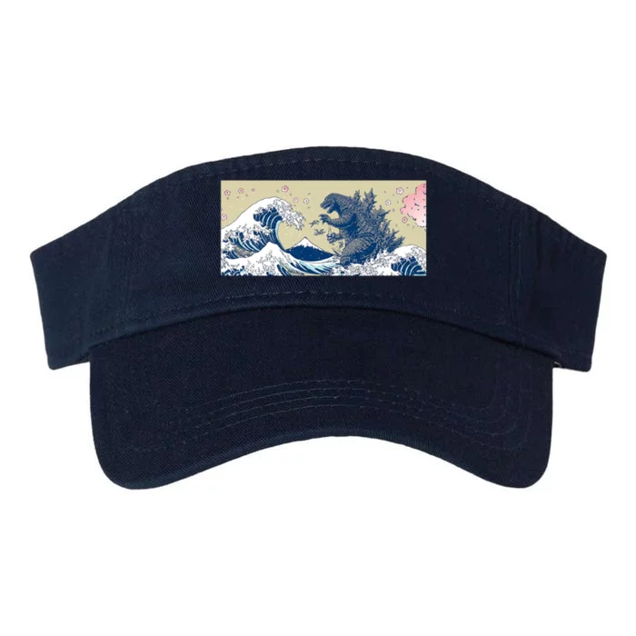 Monster VS the Great Wave Of Kanagaw Valucap Bio-Washed Visor