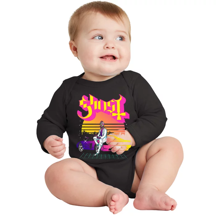 Ghost Papa 2 Vice Baby Long Sleeve Bodysuit