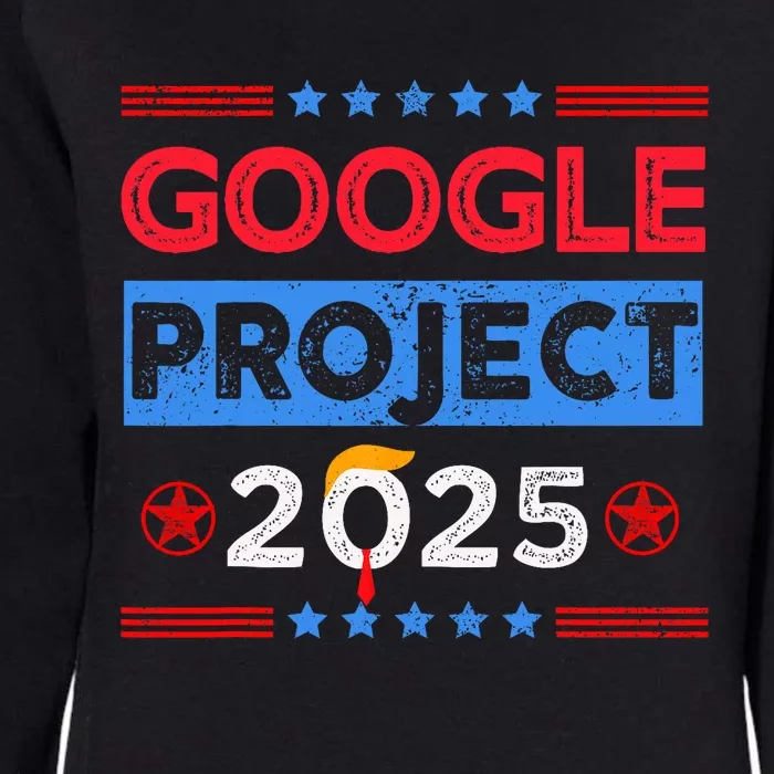 Google Project 2025 Retro Womens California Wash Sweatshirt