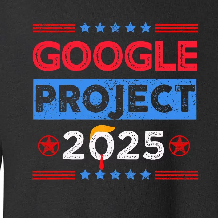 Google Project 2025 Retro Toddler Sweatshirt