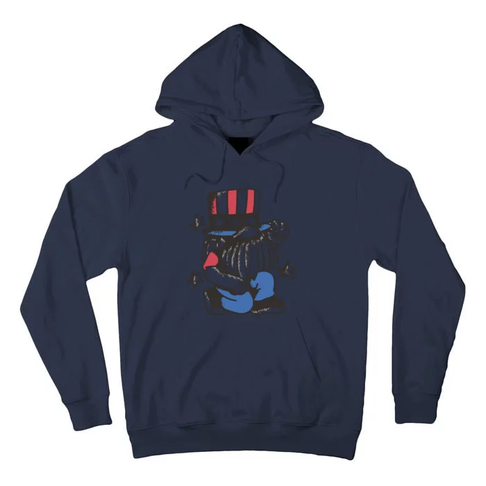 Gnome Patriot 4th Of July Tall Hoodie