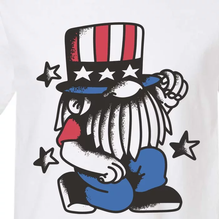 Gnome Patriot 4th Of July Garment-Dyed Heavyweight T-Shirt