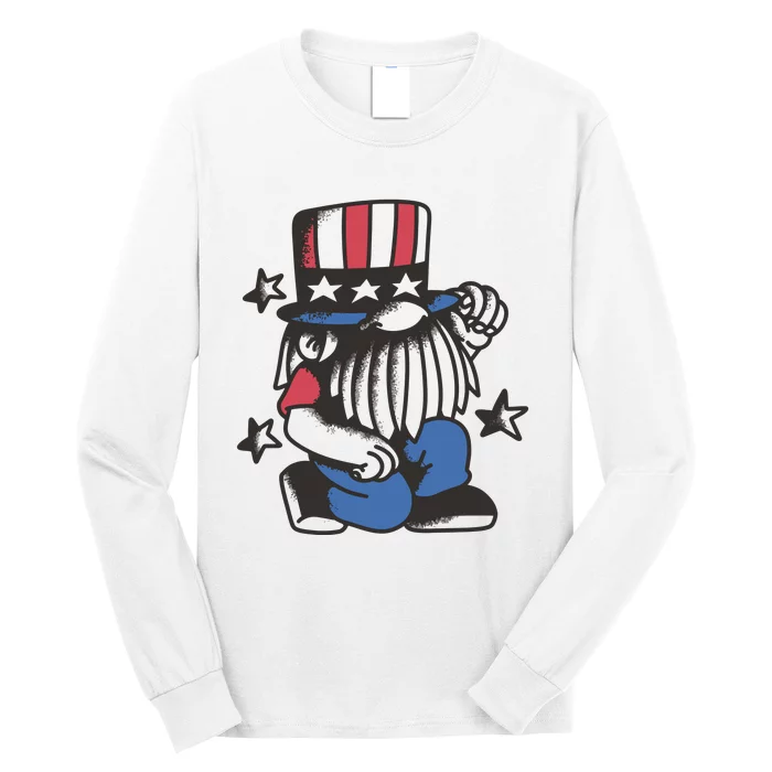 Gnome Patriot 4th Of July Long Sleeve Shirt