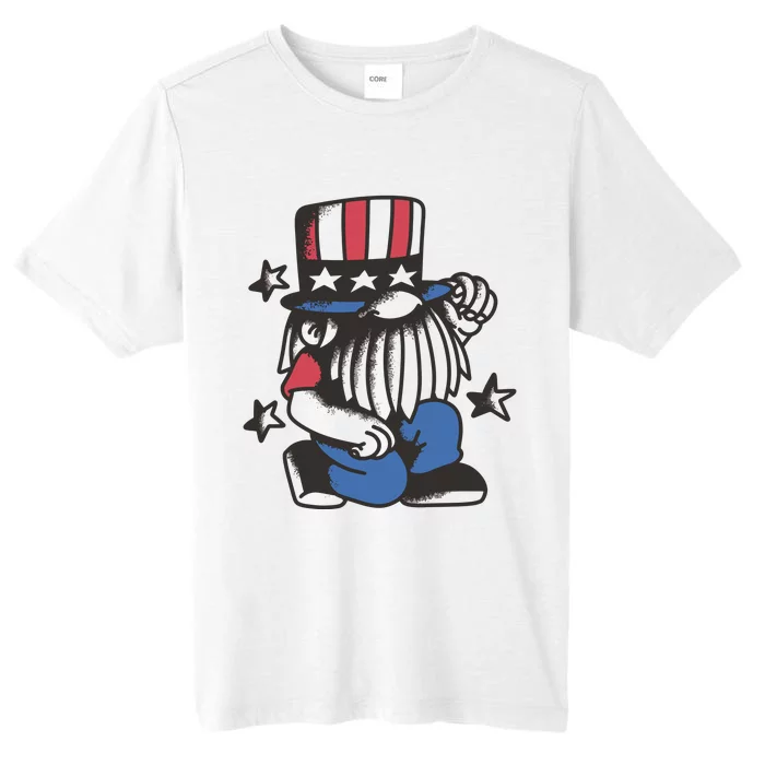 Gnome Patriot 4th Of July ChromaSoft Performance T-Shirt