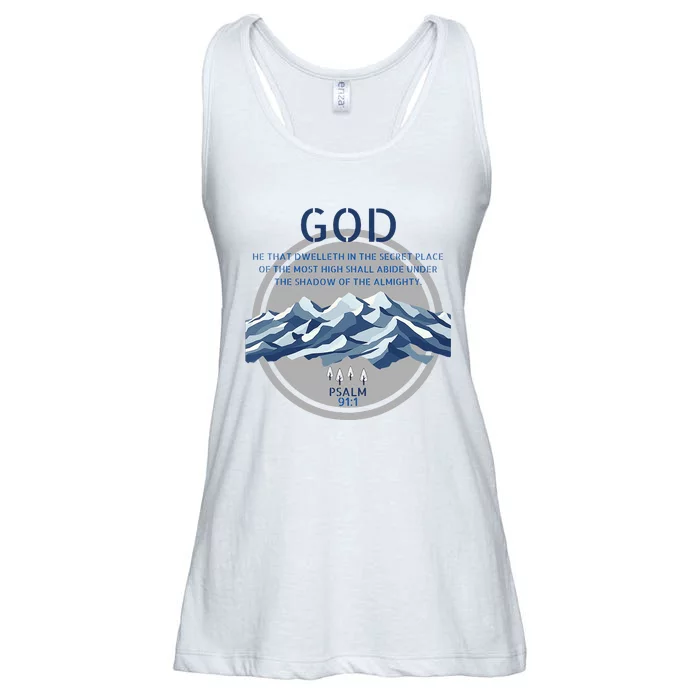 God Psalm 91 Gospel Biblical Ladies Essential Flowy Tank