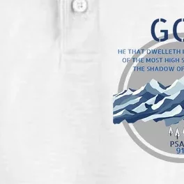 God Psalm 91 Gospel Biblical Dry Zone Grid Performance Polo