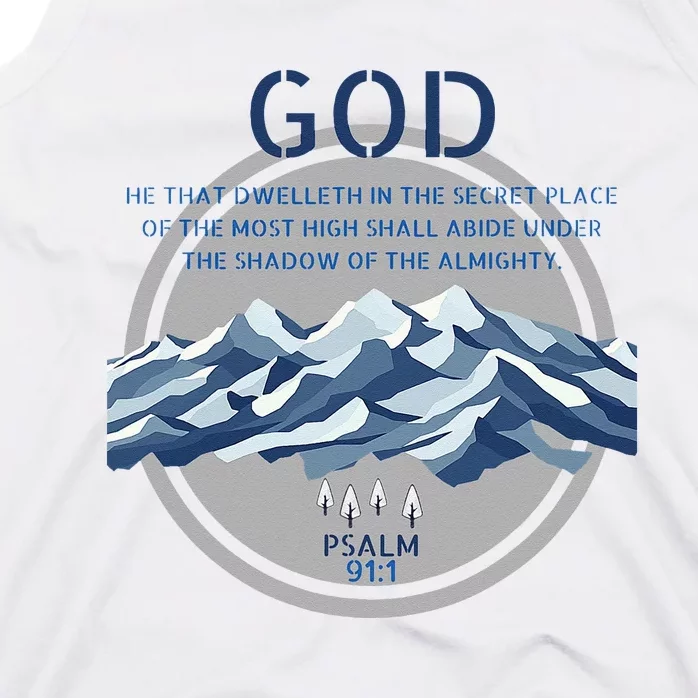 God Psalm 91 Gospel Biblical Tank Top