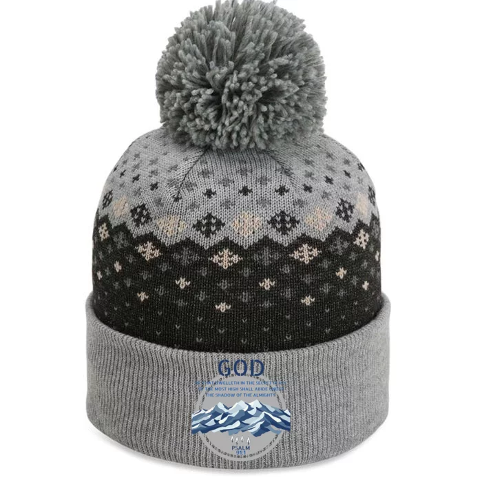 God Psalm 91 Gospel Biblical The Baniff Cuffed Pom Beanie