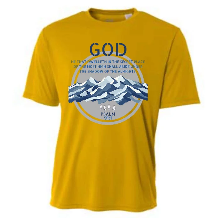 God Psalm 91 Gospel Biblical Cooling Performance Crew T-Shirt