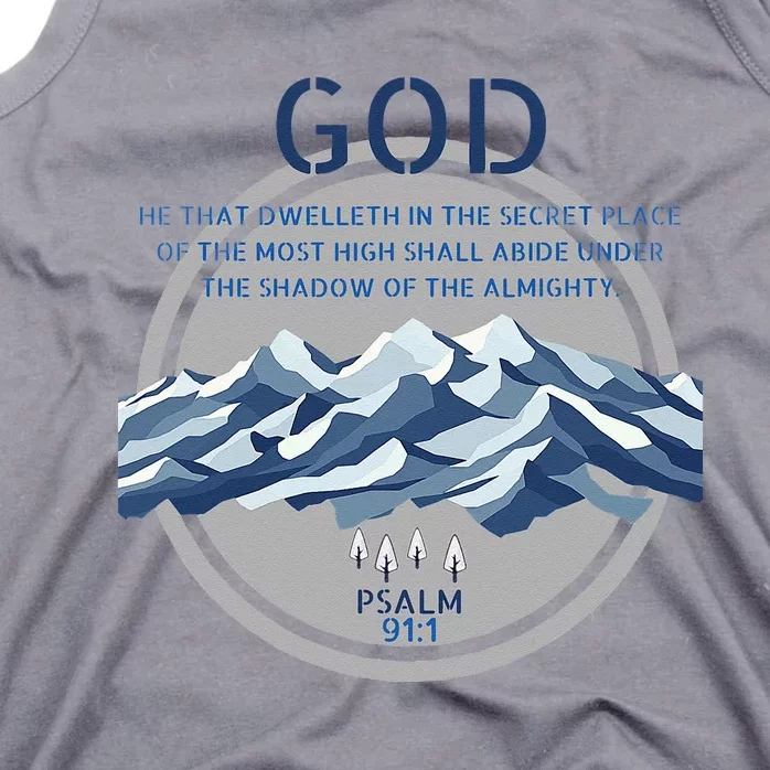 God Psalm 91 Gospel Biblical Tank Top