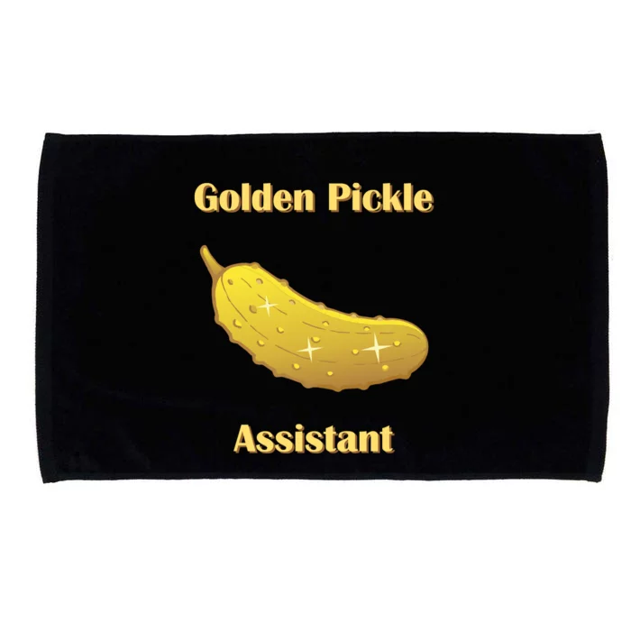 Golden Pickle Assistant | Golden Pickle | Fun Pickleball | Pickleball Award Microfiber Hand Towel