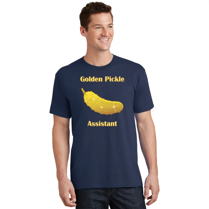 Golden Pickle Assistant | Golden Pickle | Fun Pickleball | Pickleball Award T-Shirt