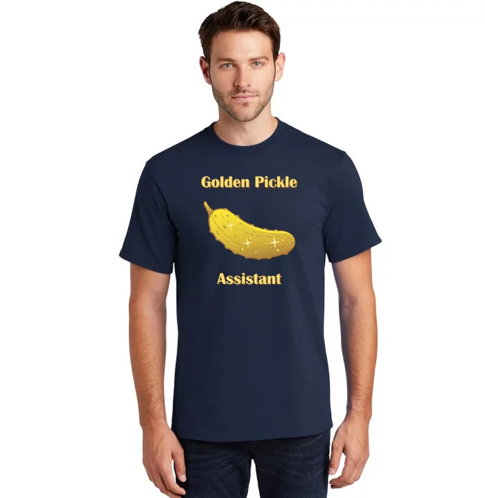 Golden Pickle Assistant | Golden Pickle | Fun Pickleball | Pickleball Award Tall T-Shirt