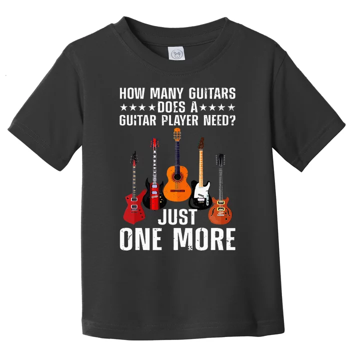 Guitar Player Art For Women Guitarist Toddler T-Shirt