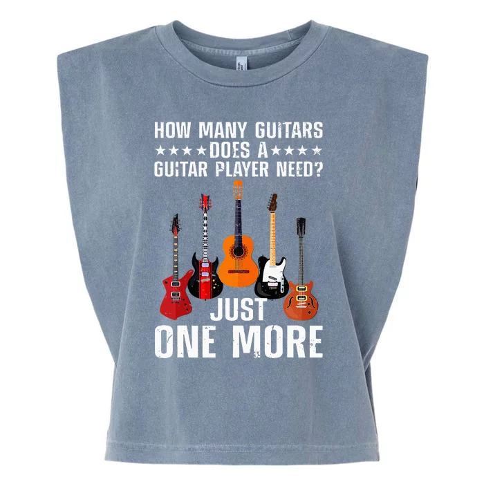 Guitar Player Art For Women Guitarist Garment-Dyed Women's Muscle Tee