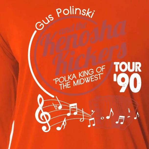 Gus Polinski And The Kenosha Kickers Polka King Of The Midwest 1990 Tour Cooling Performance Long Sleeve Crew