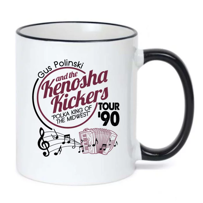 Gus Polinski And The Kenosha Kickers Polka King Of The Midwest 1990 Tour Black Color Changing Mug