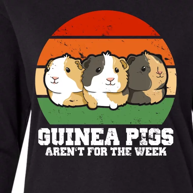 Guinea Pigs Aren't For The Week Womens Cotton Relaxed Long Sleeve T-Shirt