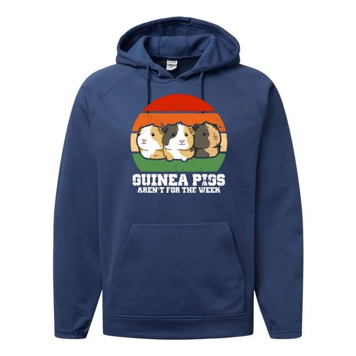 Guinea Pigs Aren't For The Week Performance Fleece Hoodie