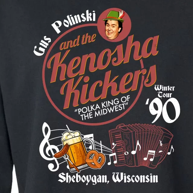 Gus Polinski And The Kenosha Kickers Sheboygan Wisconsin Winter Tour 1990 Cropped Pullover Crew