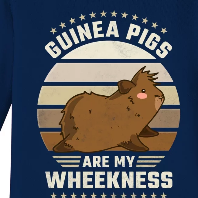 Guinea Pigs Are My Wheekness Gift Baby Long Sleeve Bodysuit