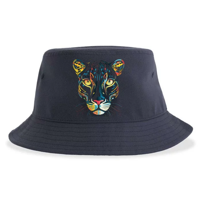 Graffiti Pop Art Of Leopard Animal Graphic Sustainable Bucket Hat