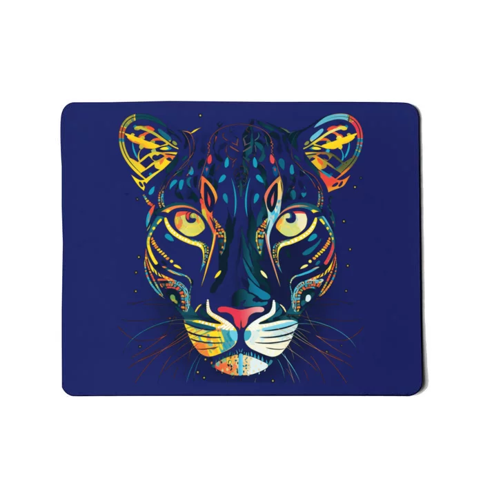 Graffiti Pop Art Of Leopard Animal Graphic Mousepad