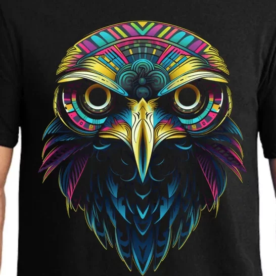 Graffiti Pop Art Of Eagle Animal Graphic Tees For Pajama Set