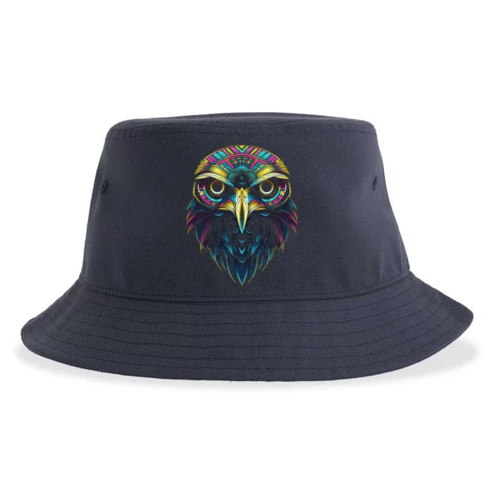 Graffiti Pop Art Of Eagle Animal Graphic Tees For Sustainable Bucket Hat