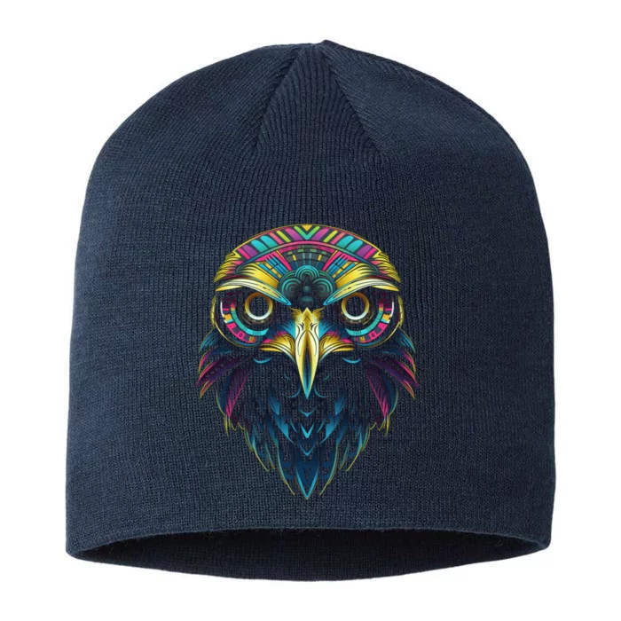 Graffiti Pop Art Of Eagle Animal Graphic Tees For 8 1/2in Sustainable Knit Beanie