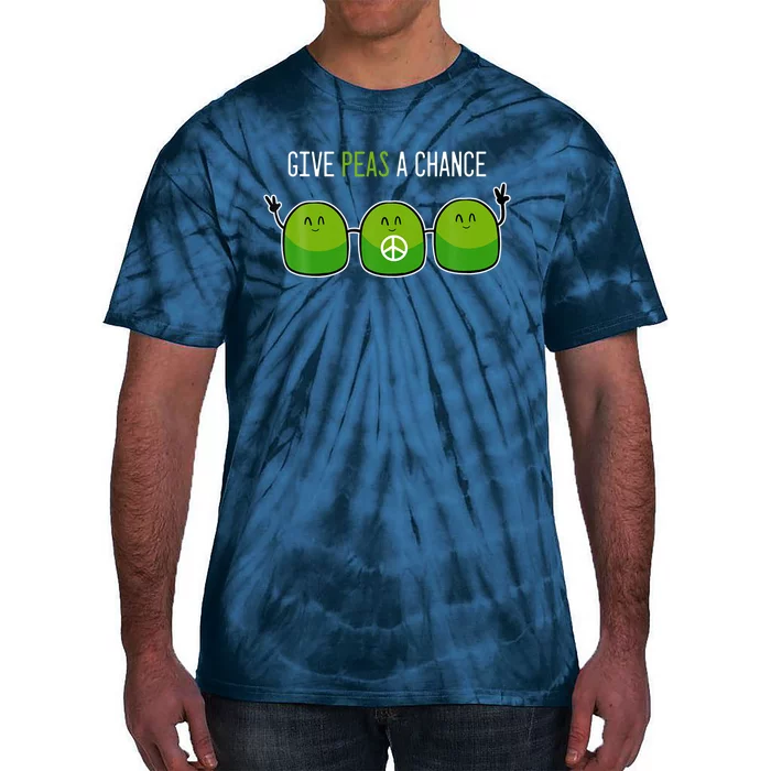 Give Peas A Chance Foodie Or Cook Tie-Dye T-Shirt