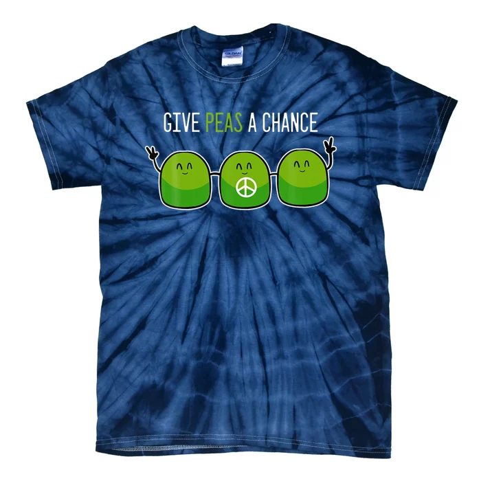 Give Peas A Chance Foodie Or Cook Tie-Dye T-Shirt