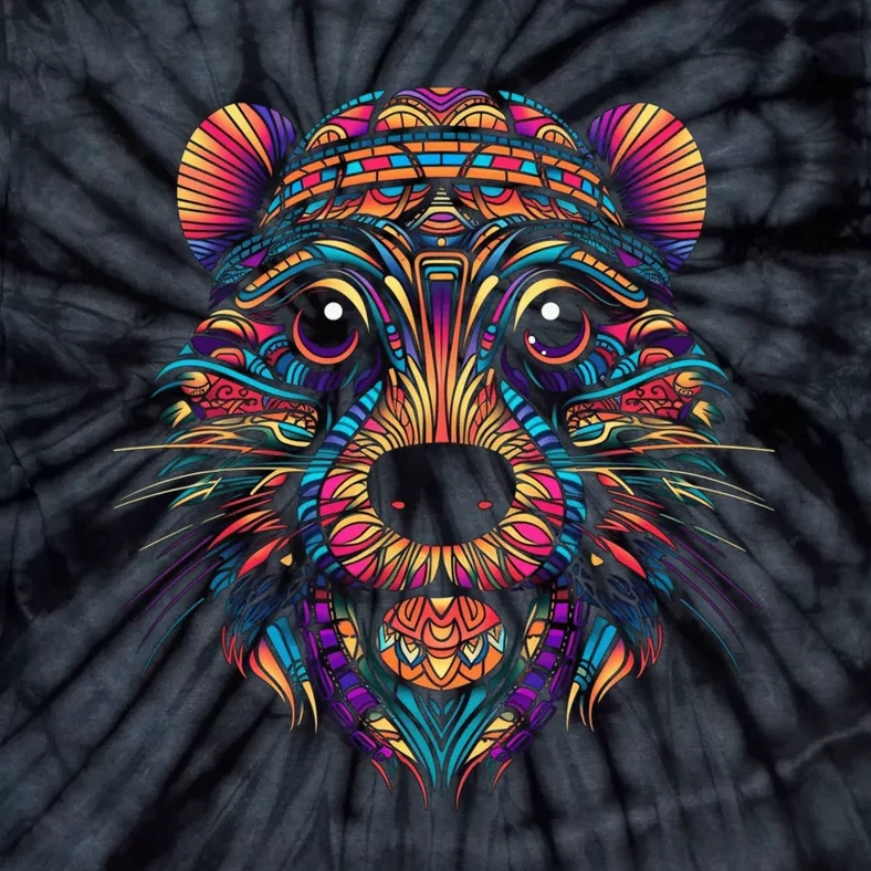 Graffiti Pop Art Of Beaver Animal Graphic Tees For Tie-Dye T-Shirt