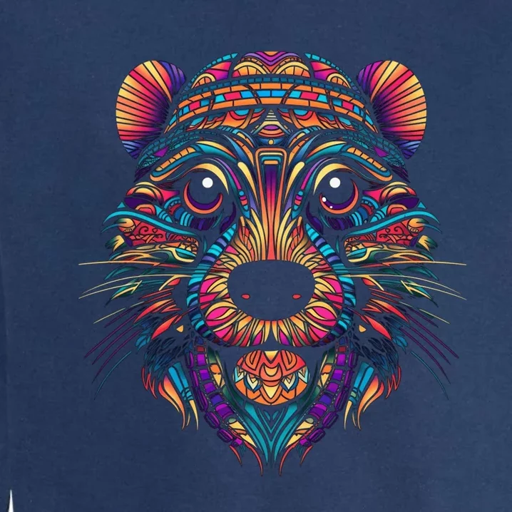 Graffiti Pop Art Of Beaver Animal Graphic Tees For Garment-Dyed Sweatshirt