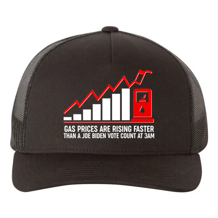 Gas Prices Are Rising Faster Than A Joe Biden Vote Count At 3am Yupoong Adult 5-Panel Trucker Hat