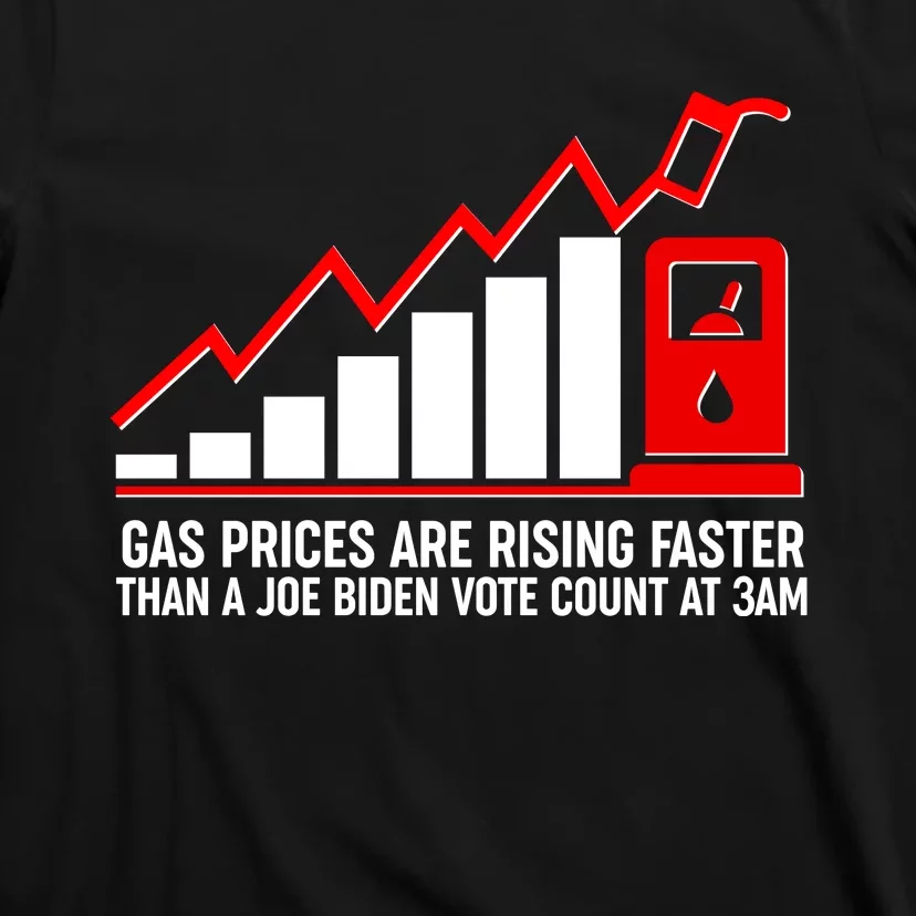 Gas Prices Are Rising Faster Than A Joe Biden Vote Count At 3am T-Shirt