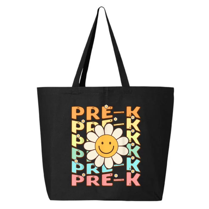 Groovy Prek Back To School Funny First Day Of Prek 25L Jumbo Tote