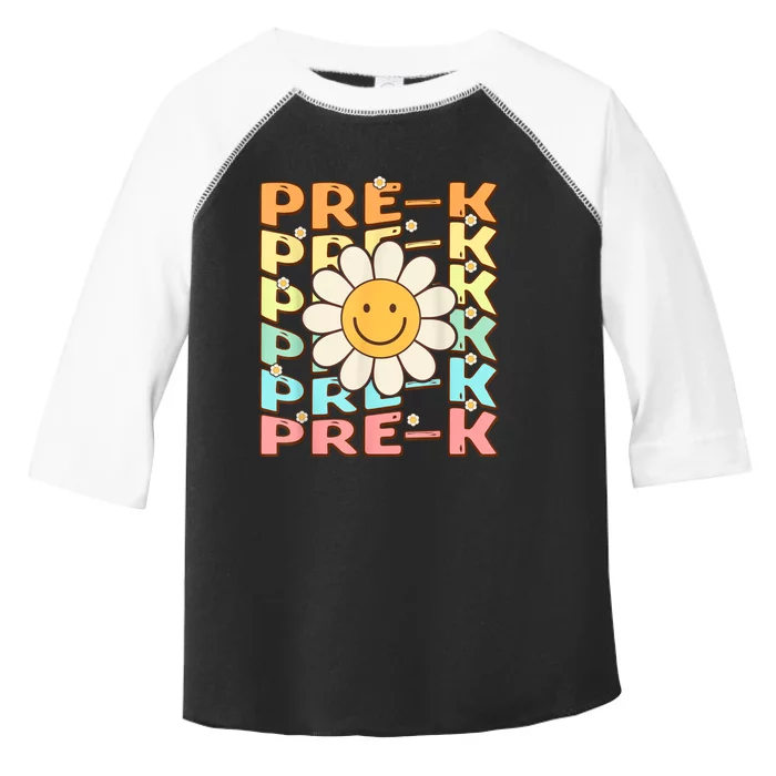 Groovy Prek Back To School Funny First Day Of Prek Toddler Fine Jersey T-Shirt