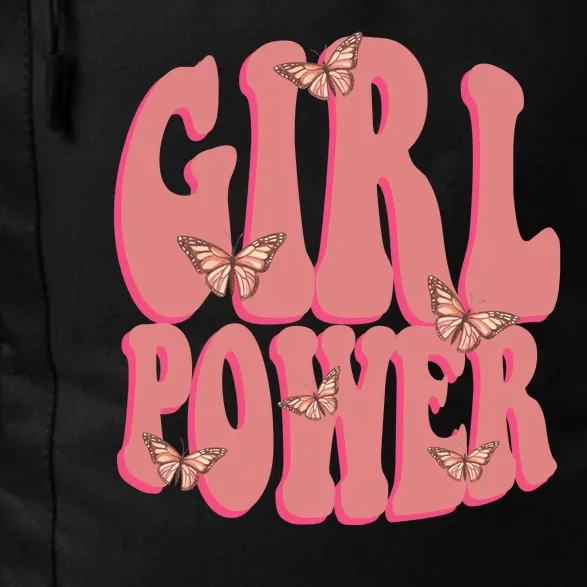 Girl Power Butterfly Retro Daily Commute Backpack