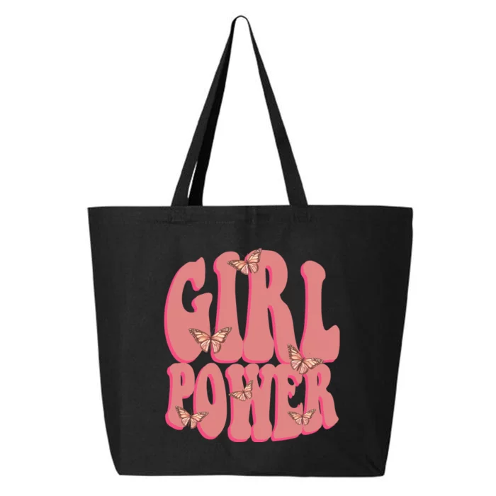 Girl Power Butterfly Retro 25L Jumbo Tote