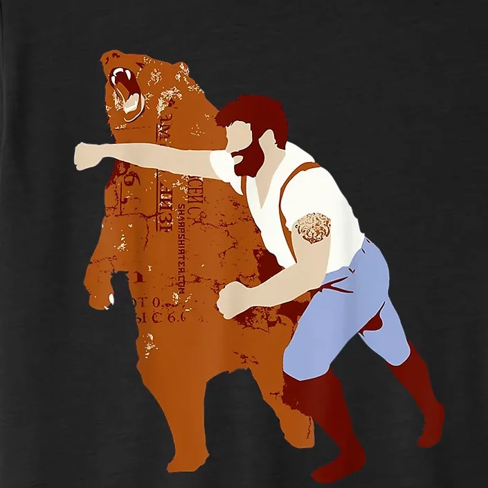 Guy Punching Bear ChromaSoft Performance T-Shirt