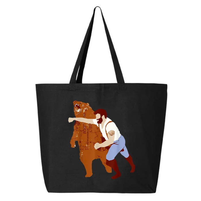 Guy Punching Bear 25L Jumbo Tote