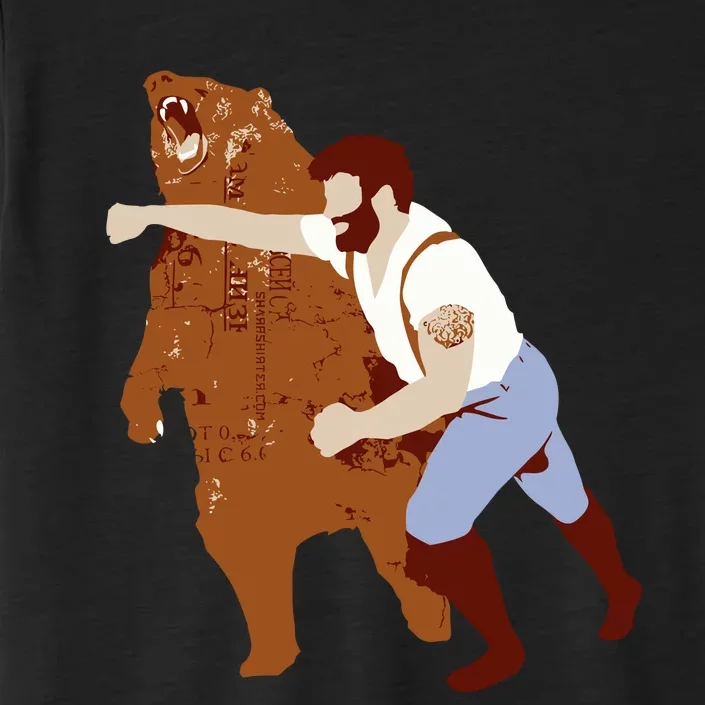 Guy Punching Bear ChromaSoft Performance T-Shirt