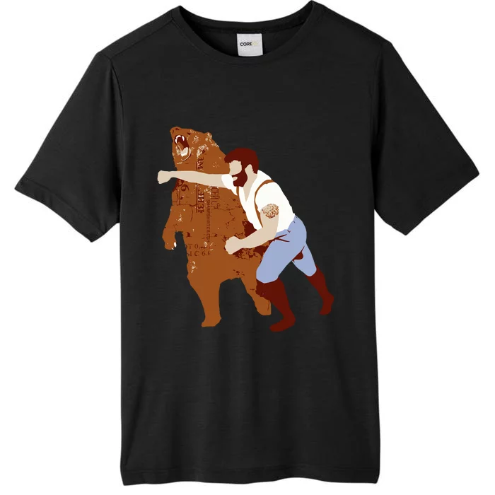 Guy Punching Bear ChromaSoft Performance T-Shirt