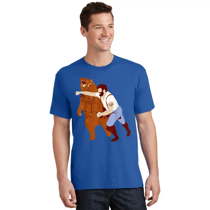 Guy Punching Bear T-Shirt