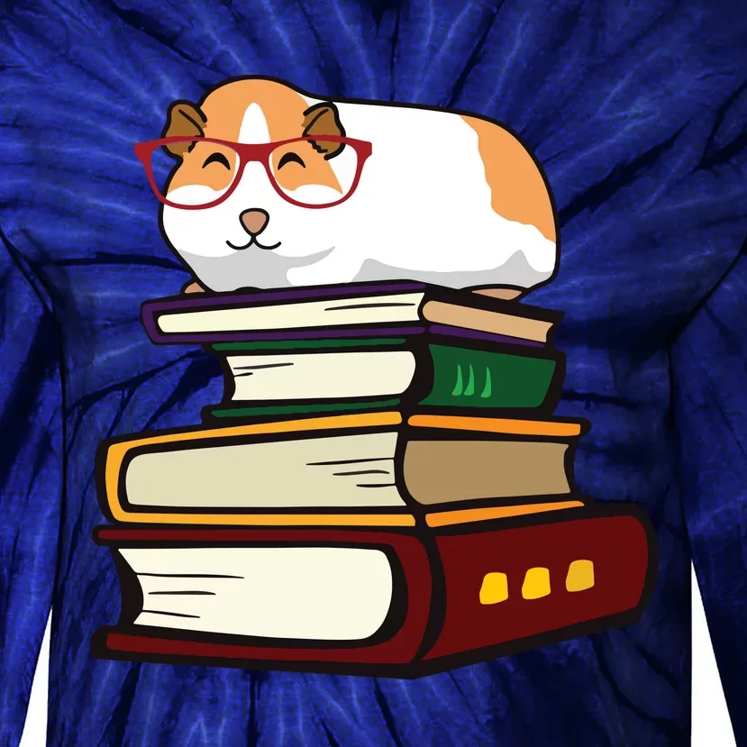 Guinea Pig Book Tie-Dye Long Sleeve Shirt